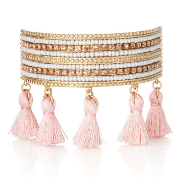 Beaded/Tassel Ponytail Clip - Picture 3 of 3